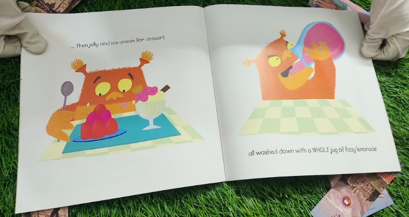 Grumpy Monster is Coming for Dinner By Ellie Wharton (Paperback)