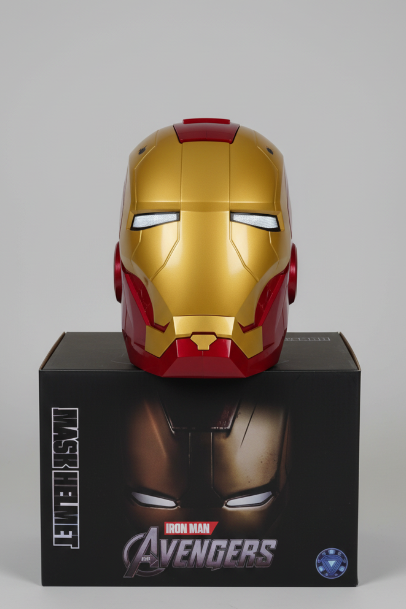 Iron Man Mark X Armor Helmet Light & Sound Voice Touch Sensor (Limited Edition)