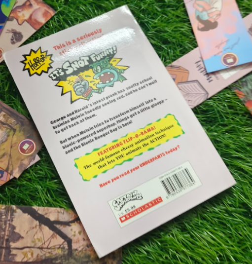 Captain Underpants #06: The Big Bad Battle Of The Bionic Booger Boy Part 1 By Dav Pilkey (Paperback)