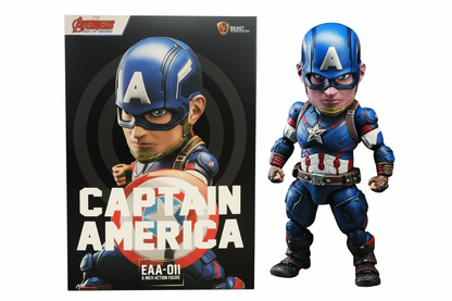 Captain America Beast Kingdom Egg Attack Action Figure (6 Inches)