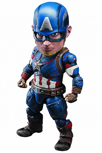 Captain America Beast Kingdom Egg Attack Action Figure (6 Inches)