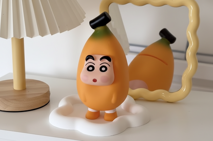 Shinchan Banana Fruit Style Cartoon Figure 12cm