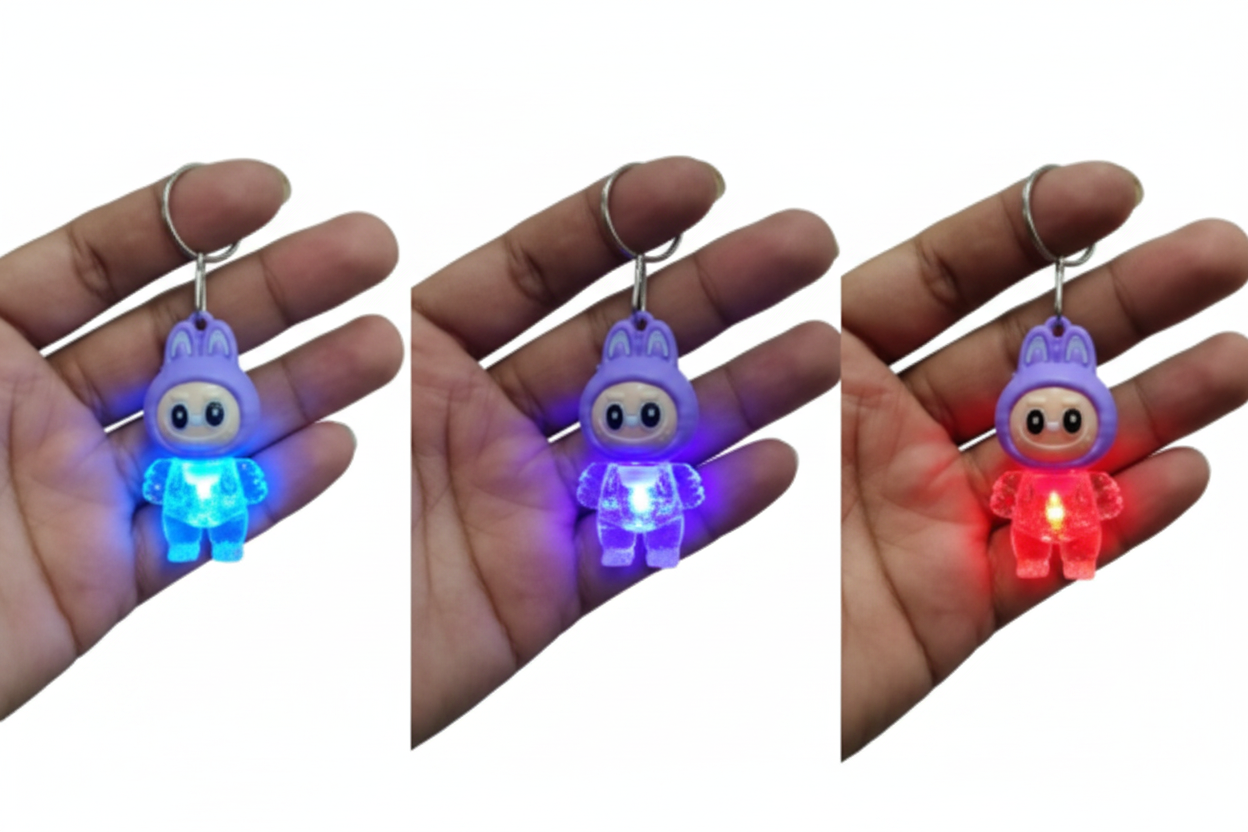 Labubu Glow Buddies Keychain Pack of 3