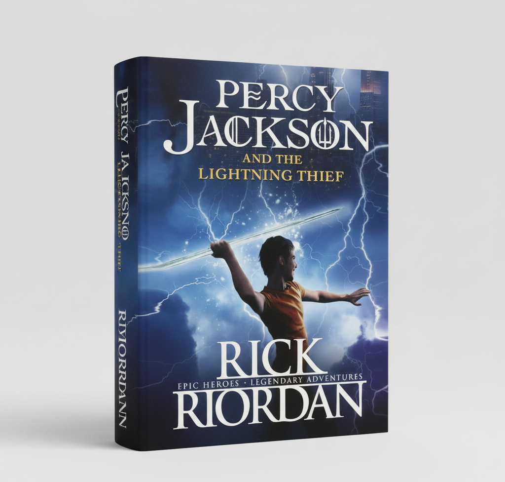 Percy Jackson And The Lightning Thief (Book 1) By Rick Riordan (Hardcover)