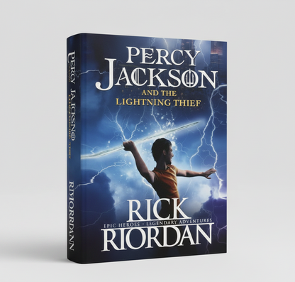 Percy Jackson And The Lightning Thief (Book 1) By Rick Riordan (Hardcover)