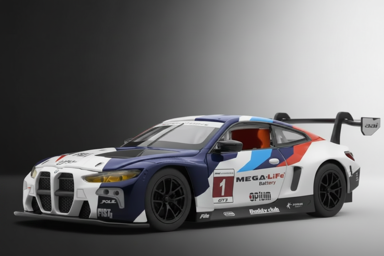 BMW M4 GT3 Motorsport #1 CCA 1:24 Scale Racing Car