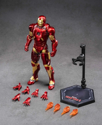 Avengers Iron Man MK 7 Infinity Saga Marvel Studio Luminous Version ZD Toys Action Figure Limited Edition