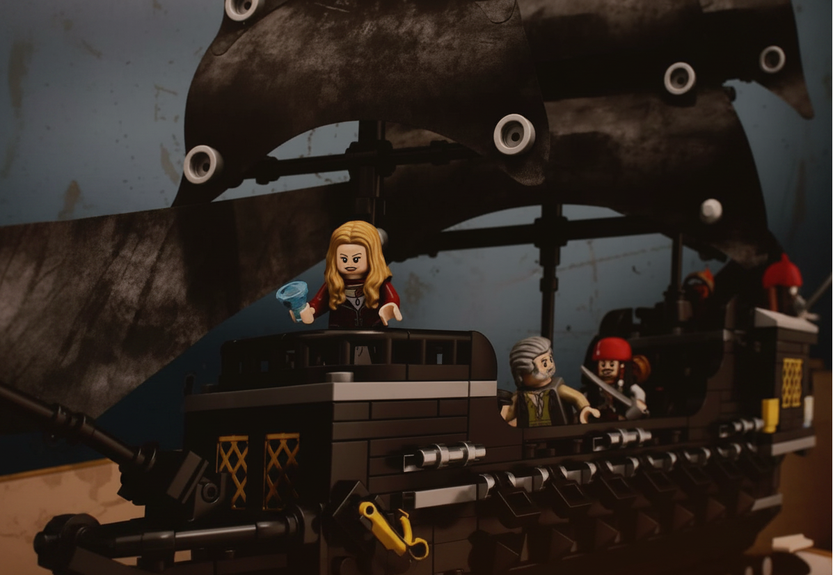 Jack sparrow Pirates of the Caribbean legend Construction Blocks Set 678 Pcs