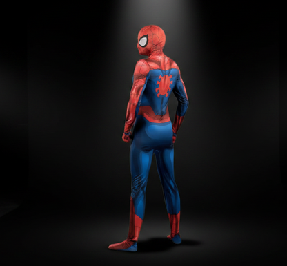 Spider-Man Deluxe Zentai Suit Halloween Costume For Adults