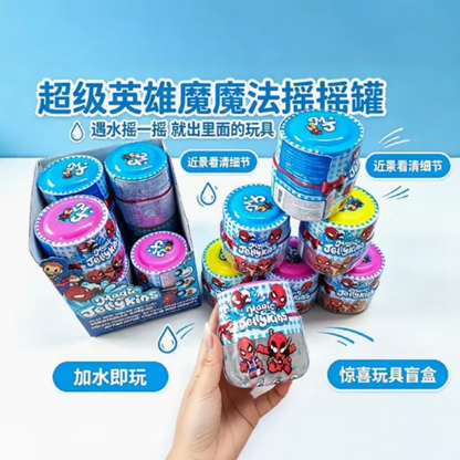 Spider-Man Magic Jellykins Collectible Plush Friends | Water-Reveal Surprise Toy | Ages 4+