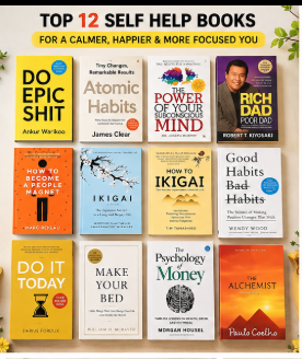 Self Help Books Combo Set of 12 (Paperback)