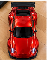 Red Slips Porsche RWB 964 - Red Colour