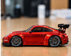 Red Slips Porsche RWB 964 - Red Colour