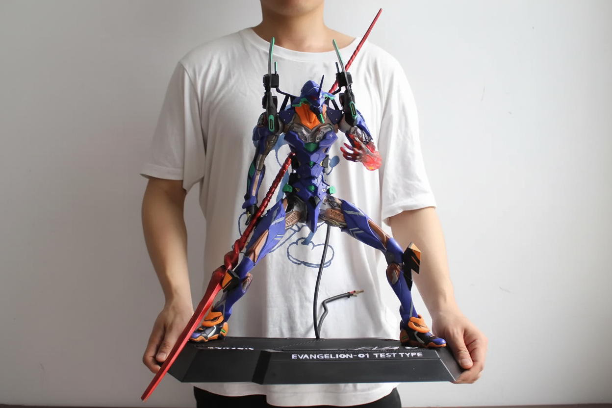 Neon Genesis Evangelion EVA-001 with Eye Light GK Figure 65 CM fig