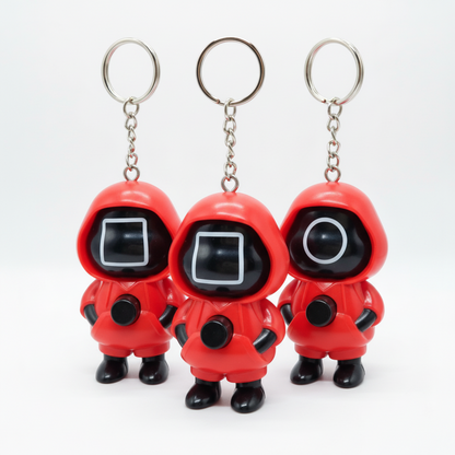 Squid Game Character Face Changing Keychain Pack of 3 ( limited edition )