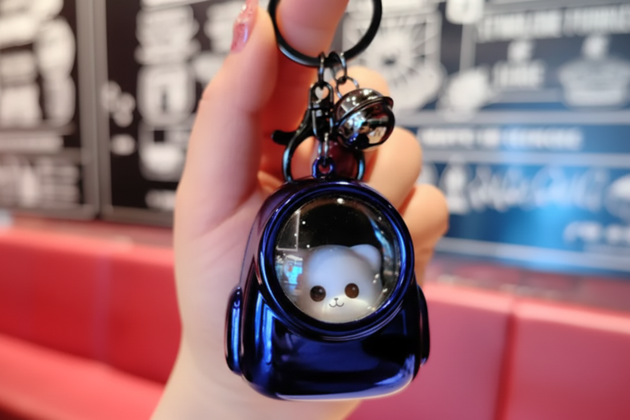 Kitty Bag Keychain with light up limited edition