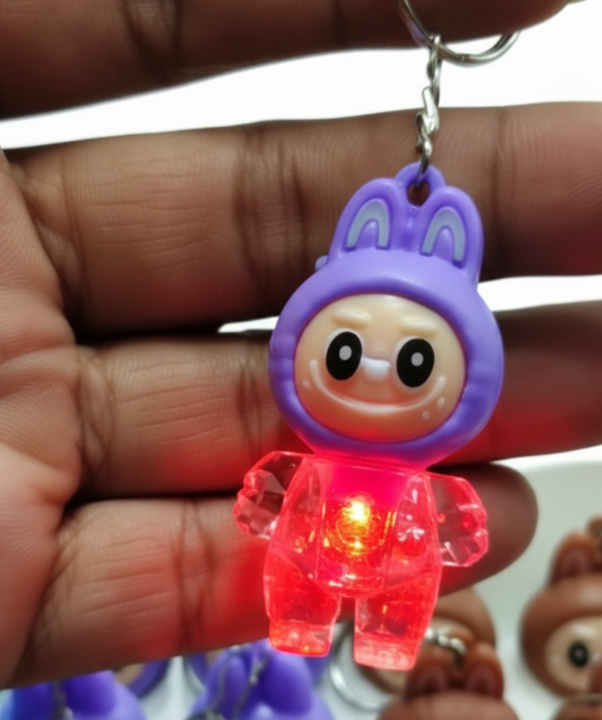 Labubu Glow Buddies Keychain Pack of 3