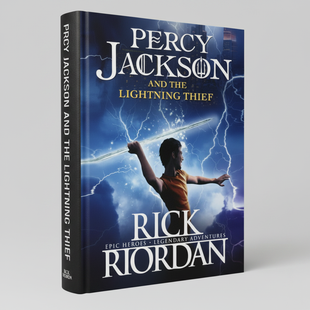 Percy Jackson And The Lightning Thief (Book 1) By Rick Riordan (Hardcover)
