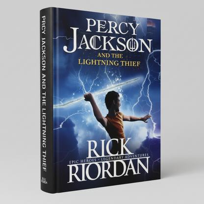 Percy Jackson And The Lightning Thief (Book 1) By Rick Riordan (Hardcover)