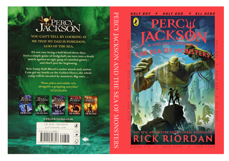 Percy Jackson and The Sea of Monsters (Book 2) By Rick Riordan (Paperback)