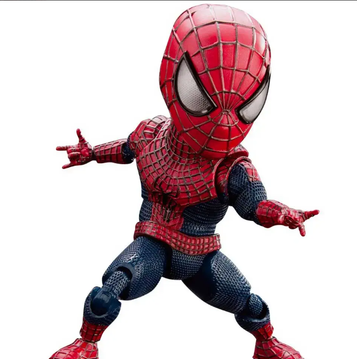 Amazing Mini Spider-Man Egg Attack Action Figure with full articulation, interchangeable