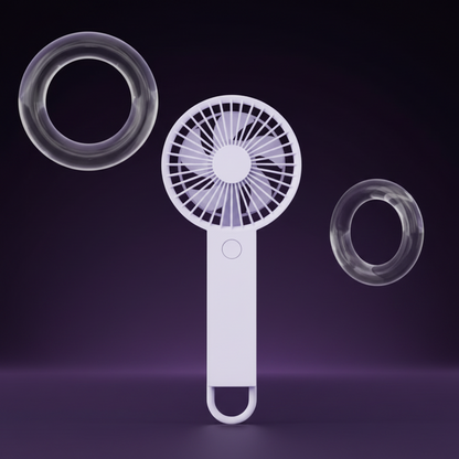 Mini Handheld Net Fan Portable USB Rechargeable Use For Office/Market/Travel/School Indoor and Outdoor Use