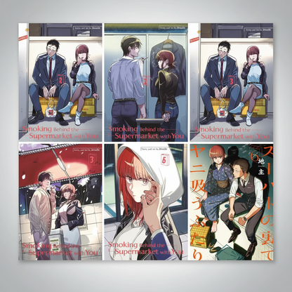 Smoking Behind the Supermarket with You Manga Series 6 Book Collection Set (Vol.1 to Vol.6) Paperback