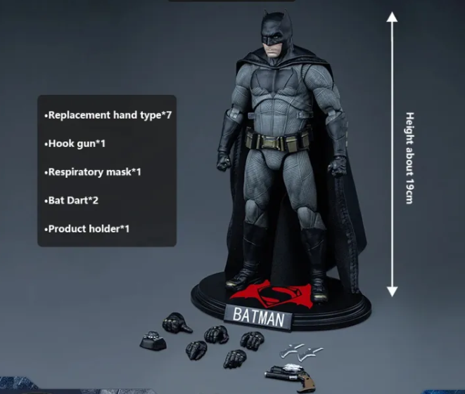 DC Batman Vs Superman FONDJOY Dawn of Justice 1/9 Scale Action Figure - Deluxe Edition