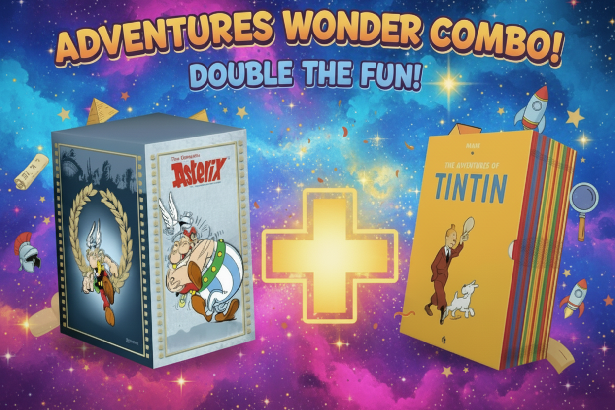 COMBO SET - TINTIN + ASTERIX BOXSET