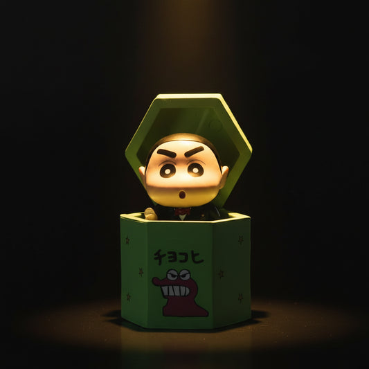 Valentine Shinchan Proposal Ring Box Cute Figure