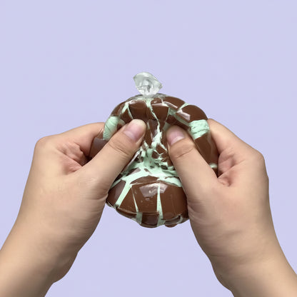Crispy Dark Chocolate Stress Ball Squishy Toy for Calming Moments and Travel Entertainment