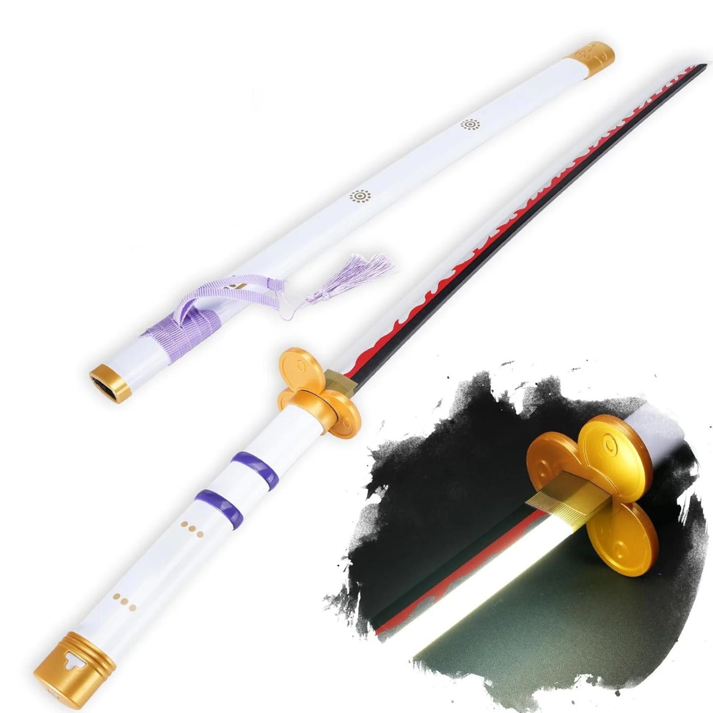 One Piece: Roronoa Zoro Yama Enma Cosplay Replica Led Katana - 40 inches Rechargeable