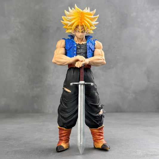 DBZ Trunks Goku Super Saiyan Standing Action Figure 23cm