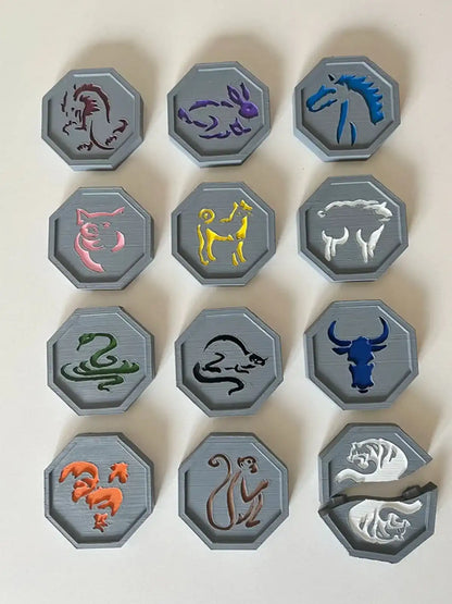 Jackie Chan magnet Talismans Stones With Stand