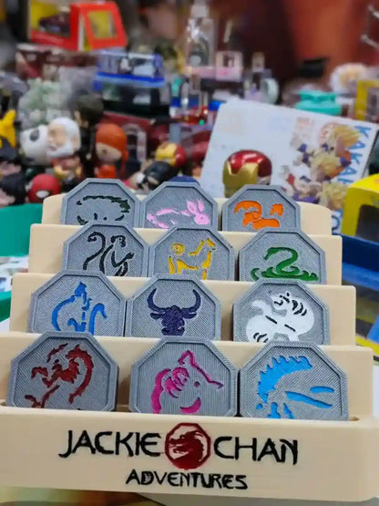 Jackie Chan Talismans Stones With Stand