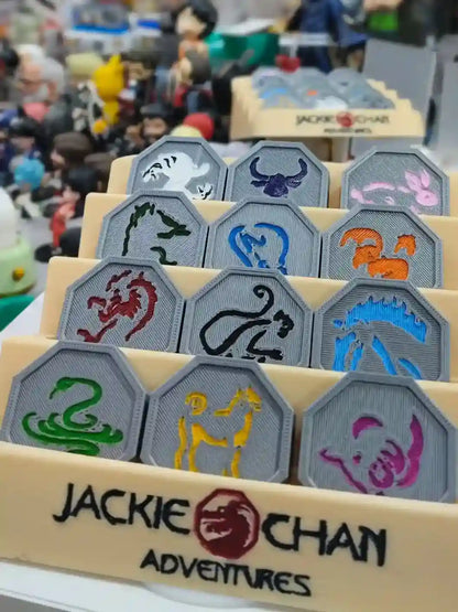 Jackie Chan magnet Talismans Stones With Stand