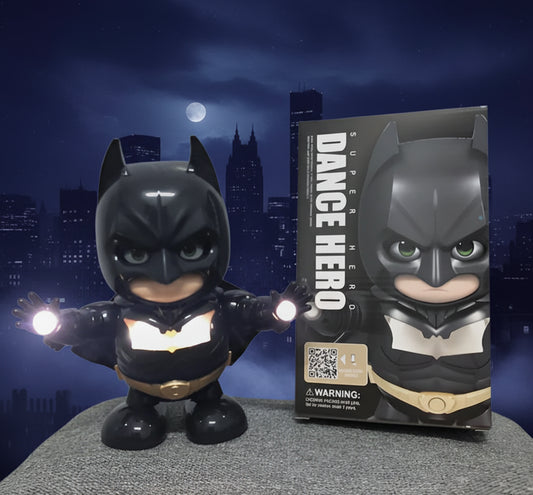 Dancing Batman with Flashing Lights and Music Dance Movement Toy