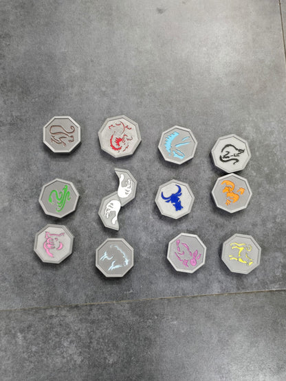 Jackie Chan Talismans Stones (Magnetic)
