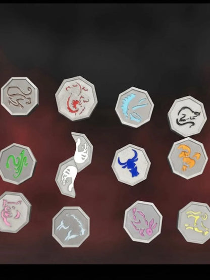 Jackie Chan Talismans Stones (Magnetic)