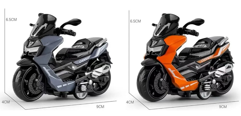 Jumbo Size Scooty Pushback Keyring Pack of 2 (Random Colour)