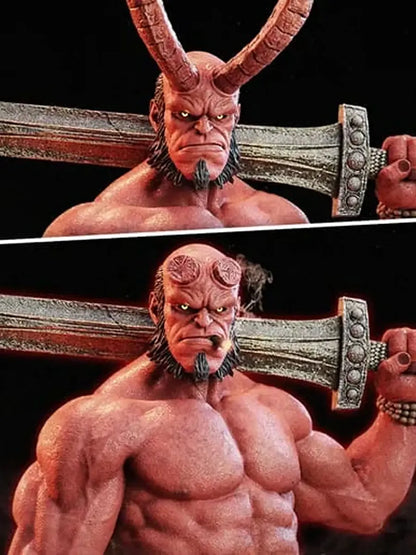 Hellboy Resin Statue 1/6 Scale 3D Printed Figure by Tibs 3D Studio – Premium Collector Edition
