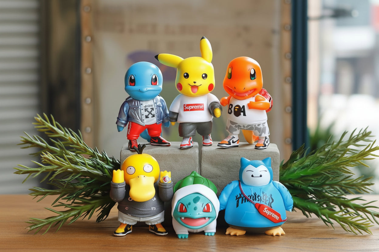 Pokemon Pikachu Cool Anime Figure Set of 6 Pcs