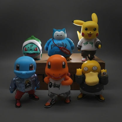 Pokemon Pikachu Cool Anime Figure Set of 6 Pcs