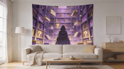 Mystery anime Tapestry for Home Bedroom Living Room (Multicolor)