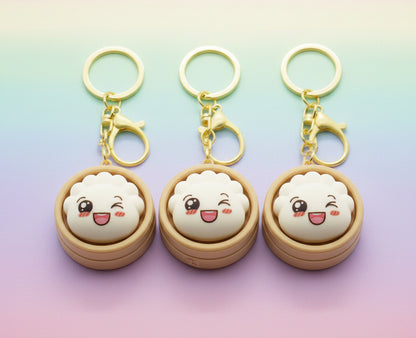 Funny Dumpling Light - Up Keychain