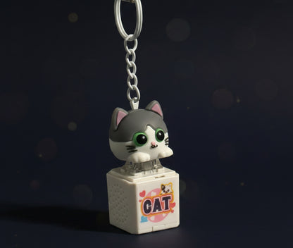 Cutee Cat with light and Sound Keychain