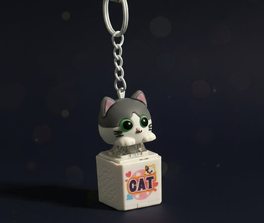 Cutee Cat with light and Sound Keychain