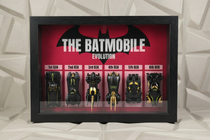 3D Car Frame Wall Art | Wooden Frame with Removable Die-Cast Cars