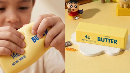 Butter Squishy Toy, Butter-Shaped Slow Rising Squishy Butter Stick for Anxiety Relaxation