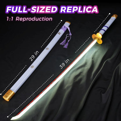 One Piece: Roronoa Zoro Yama Enma Cosplay Replica Led Katana - 40 inches Rechargeable